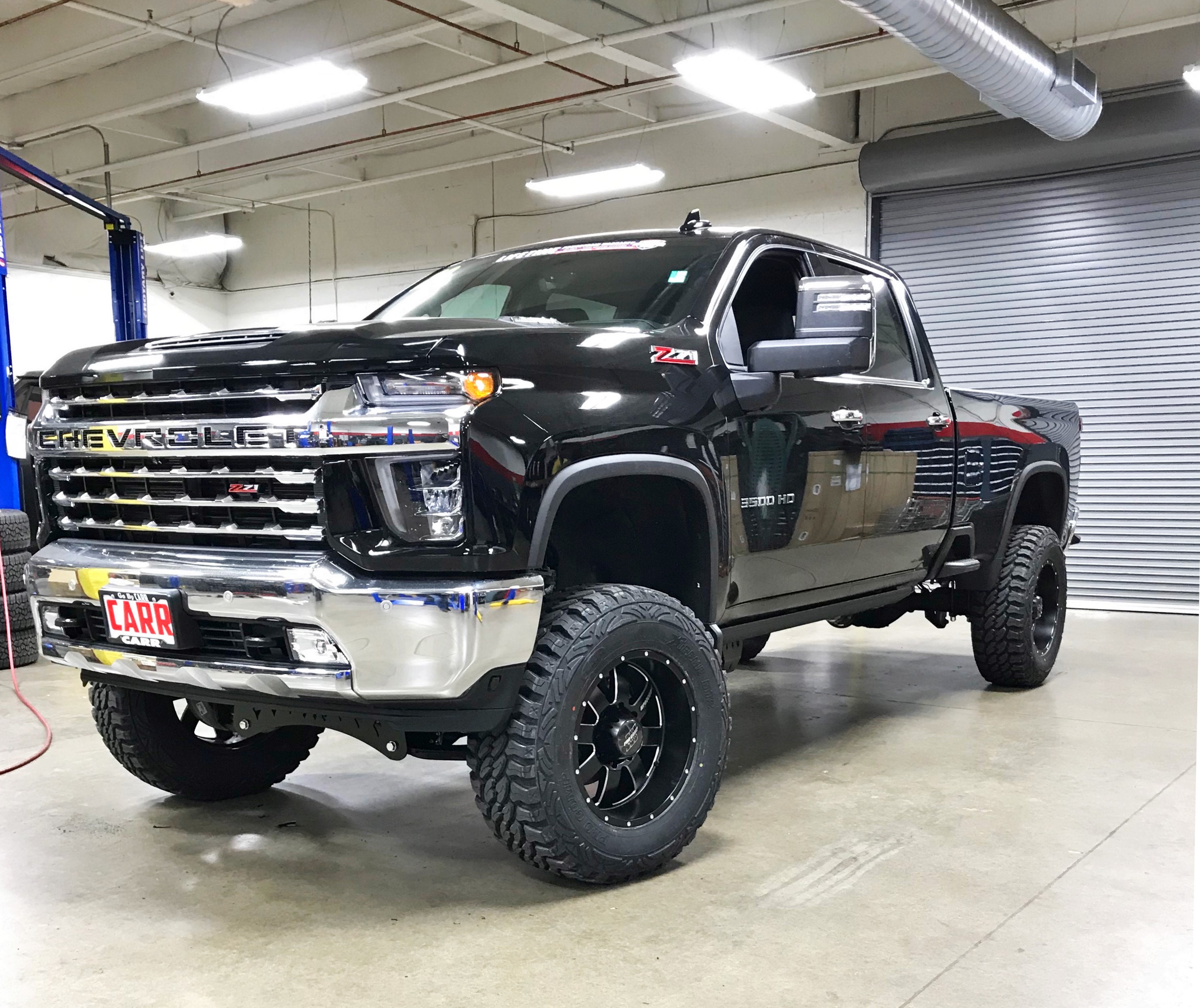Lifted Silverado built by DSI